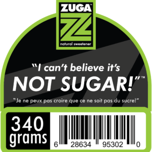 Zuga Erythritol sugar replacement 340g pouch